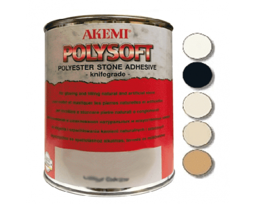 Клей-мастика AKEMI POLYSOFT Stone Filler 10152 тём. бежевая 1,65 кг