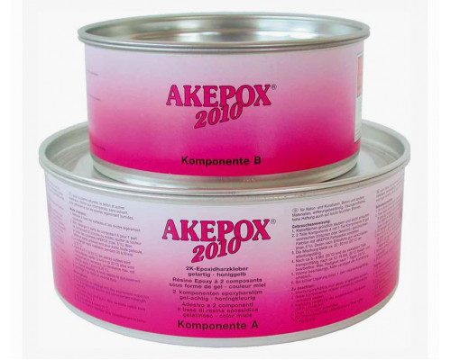Эпоксидный желеобразный клей AKEPOX 2010 прозрачно-медовый 10623, 2,25 кг