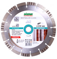 Алмазный диск по бетону DISTAR BESTSELLER UNIVERSAL 1A1RSS/C3-H 230/22,2 мм