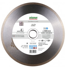 Алмазный диск для резки керамогранита DISTAR Hard ceramics 1A1R 300 мм