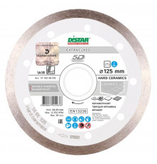 Алмазный диск для резки керамогранита DISTAR Hard ceramics 1A1R 125 мм