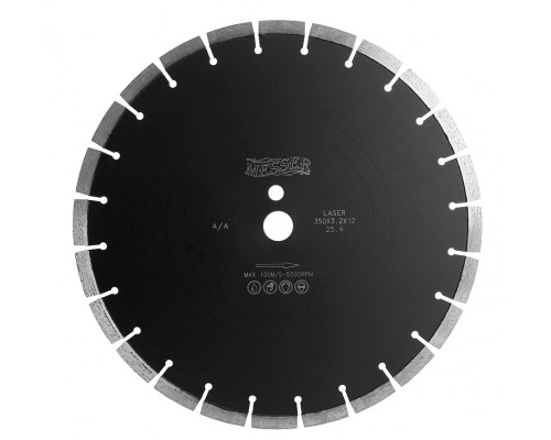 Алмазный диск по асфальту MESSER A/A 350/25,4 мм