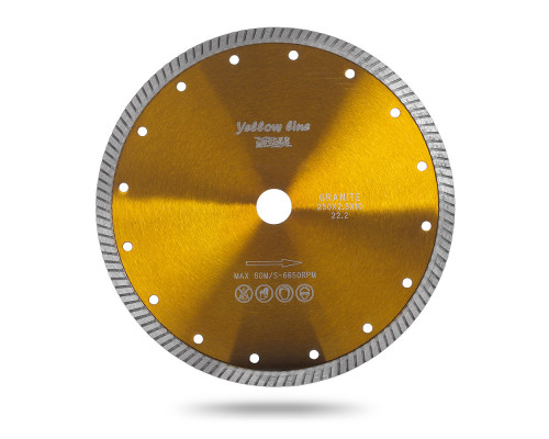 Алмазный диск MESSER YELLOW LINE TURBO GRANITE 350/25,4
